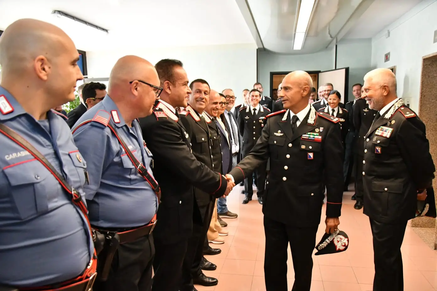 Il generale Rizzo in visita al Comando provinciale di Cagliari