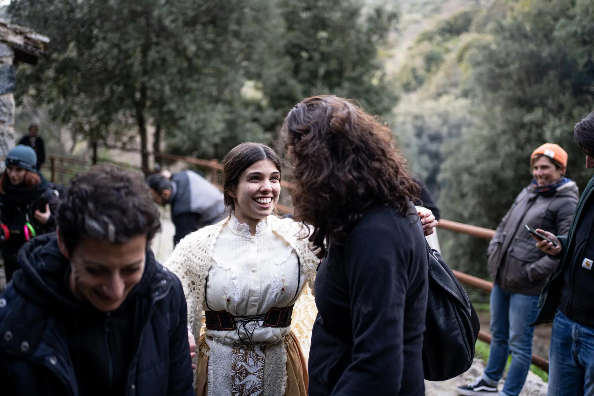 Olzai, la protagonista del film su Grazia Deledda, Barbara Pitzianti (foto di Matteo Sechi)