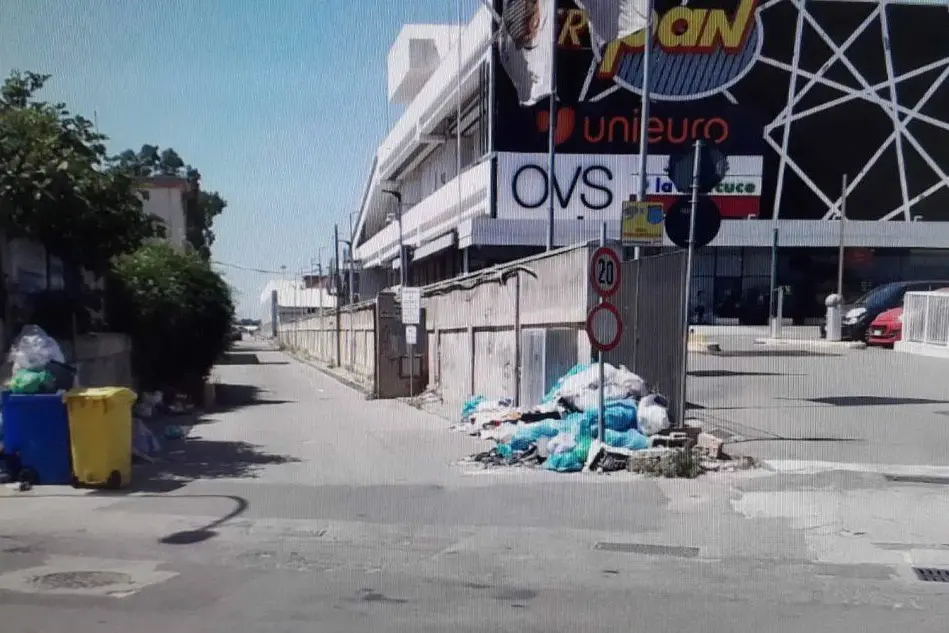 I rifiuti (foto Polizia municipale)