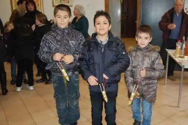 Fabrizio Saba insieme a Nicolò Spanu e  Michele Piras