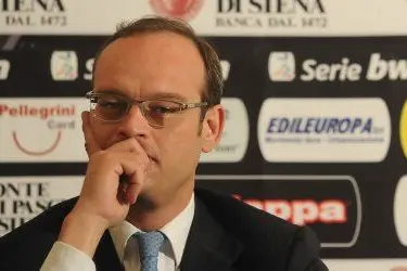 Il presidente del Siena, Massimo Mezzaroma