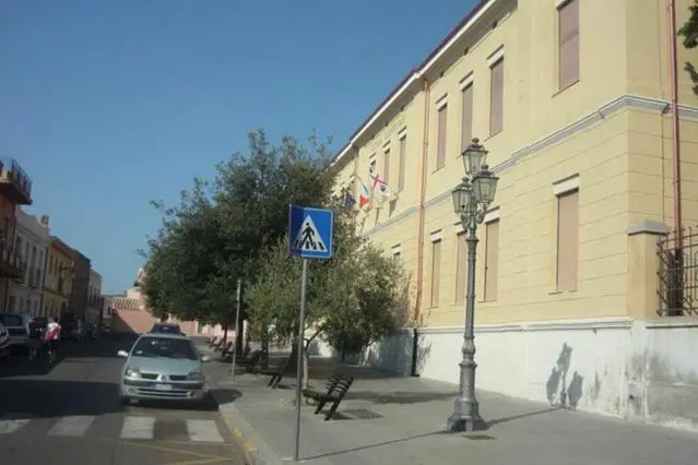 Sinnai, il caseggiato scolastico (foto L'Unione Sarda - Andrea Serreli)
