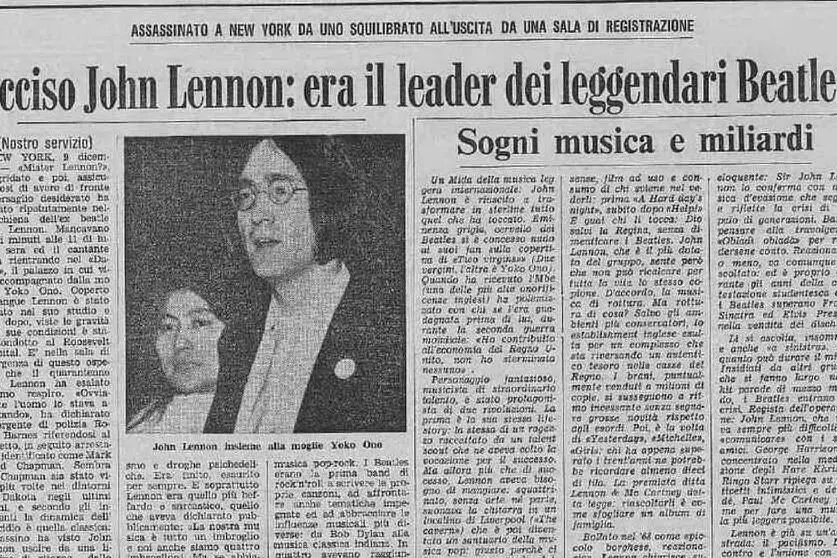 #AccaddeOggi: 8 dicembre 1980, quarant'anni fa l'omicidio di John Lennon