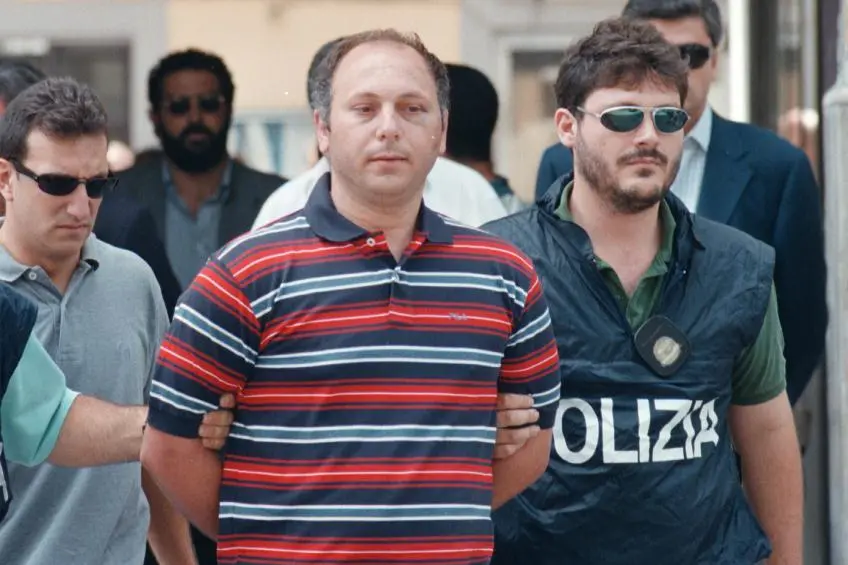 L'arresto di Spatuzza nel 1997 (Ansa)