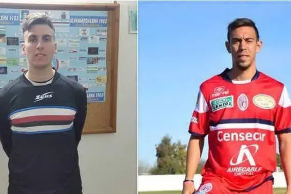 Santiago Pirotto, a sinistra, e Cristian Emanuel Acosta