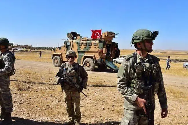 Soldati dell'esercito turco (Ansa)