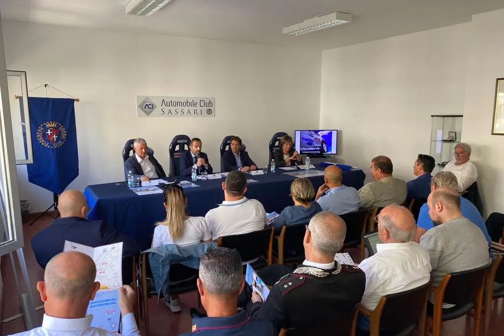 La conferenza di presentazione del Rally Internazionale Golfo dell’Asinara (foto Aci Sassari)