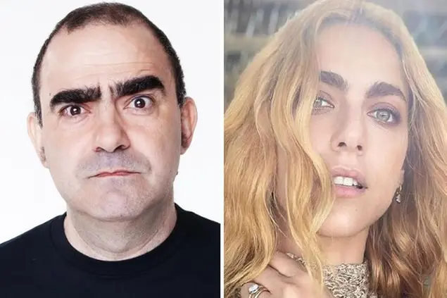 Elio degli "Elio e le storie tese" e Miriam Leone (foto Instagram)