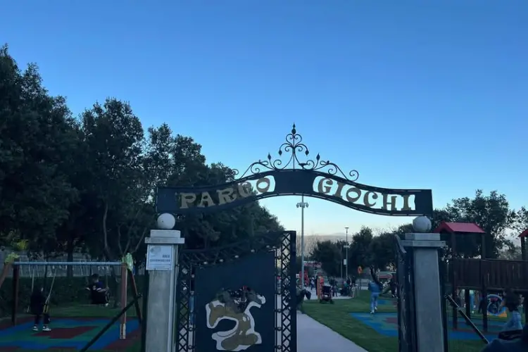 Il nuovo parco giochi di Bono (foto concessa)