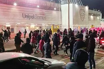 L’esterno dello stadio Unipol Domus (Foto Archivio L'unione Sarda)