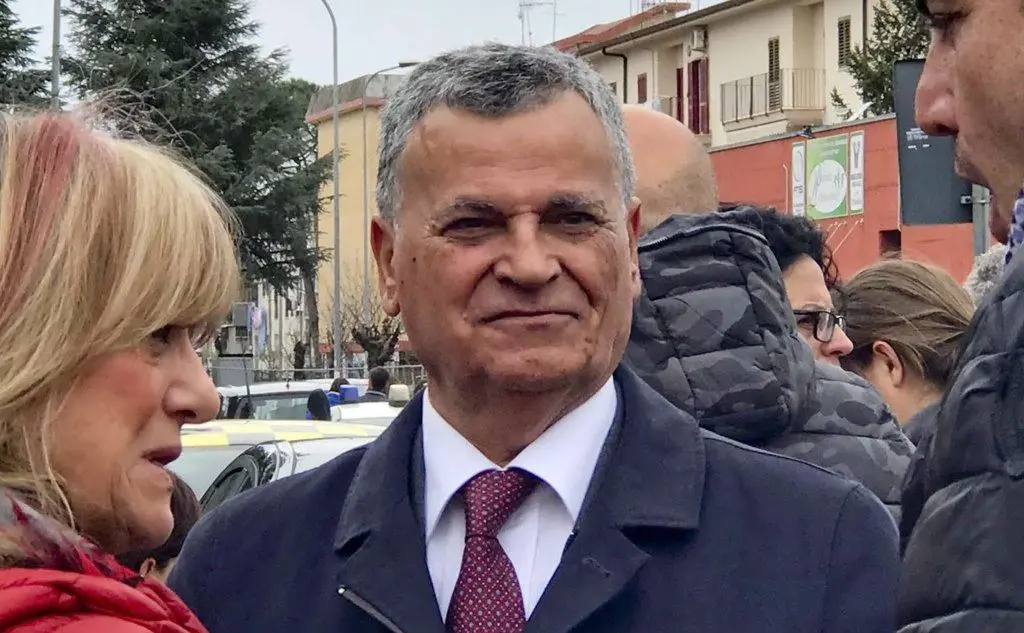 Antonio Di Maio nel giorno delle elezioni del 4 marzo (Ansa)