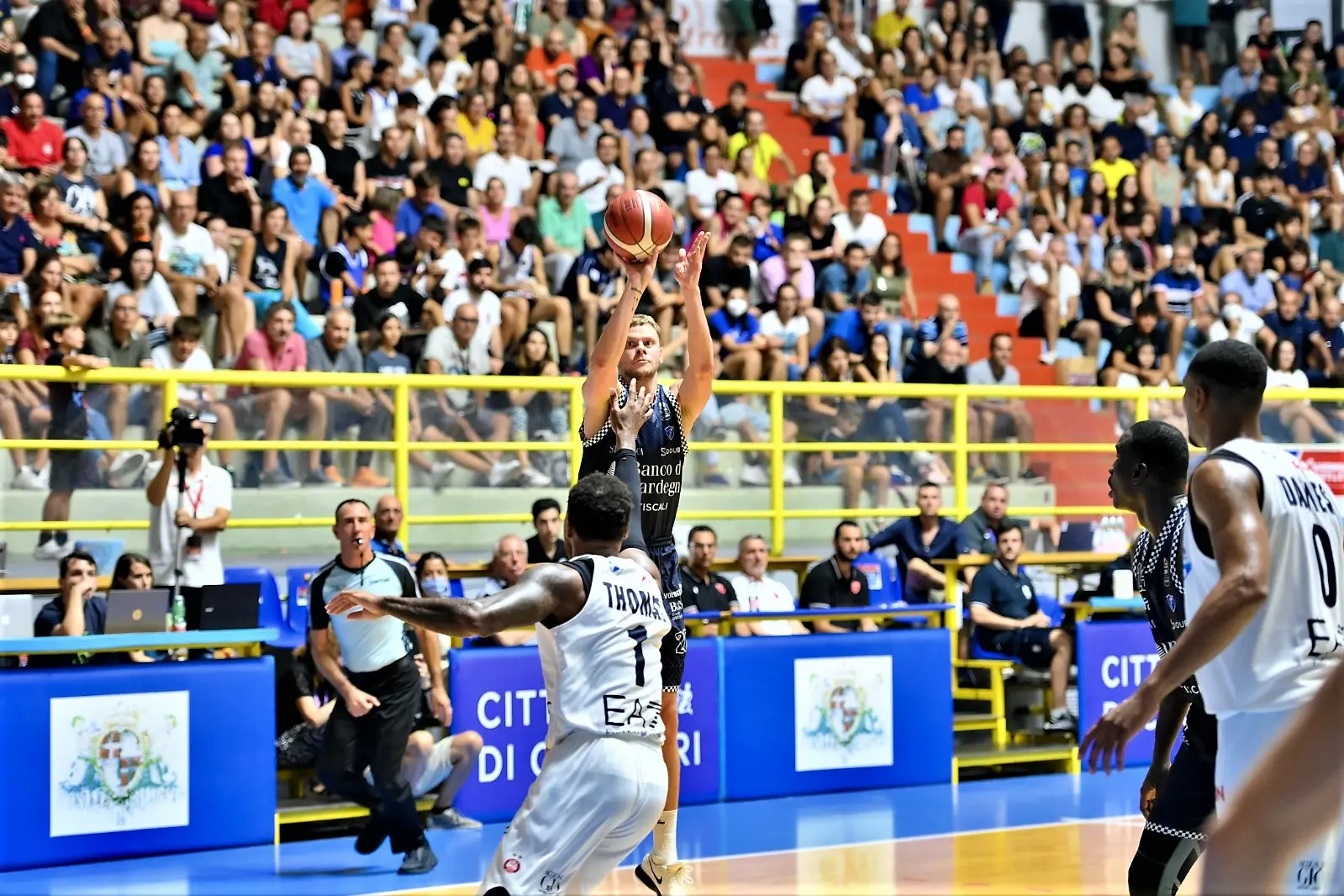 Bendzius al tiro (foto concessa da Andrea Chiaramida)