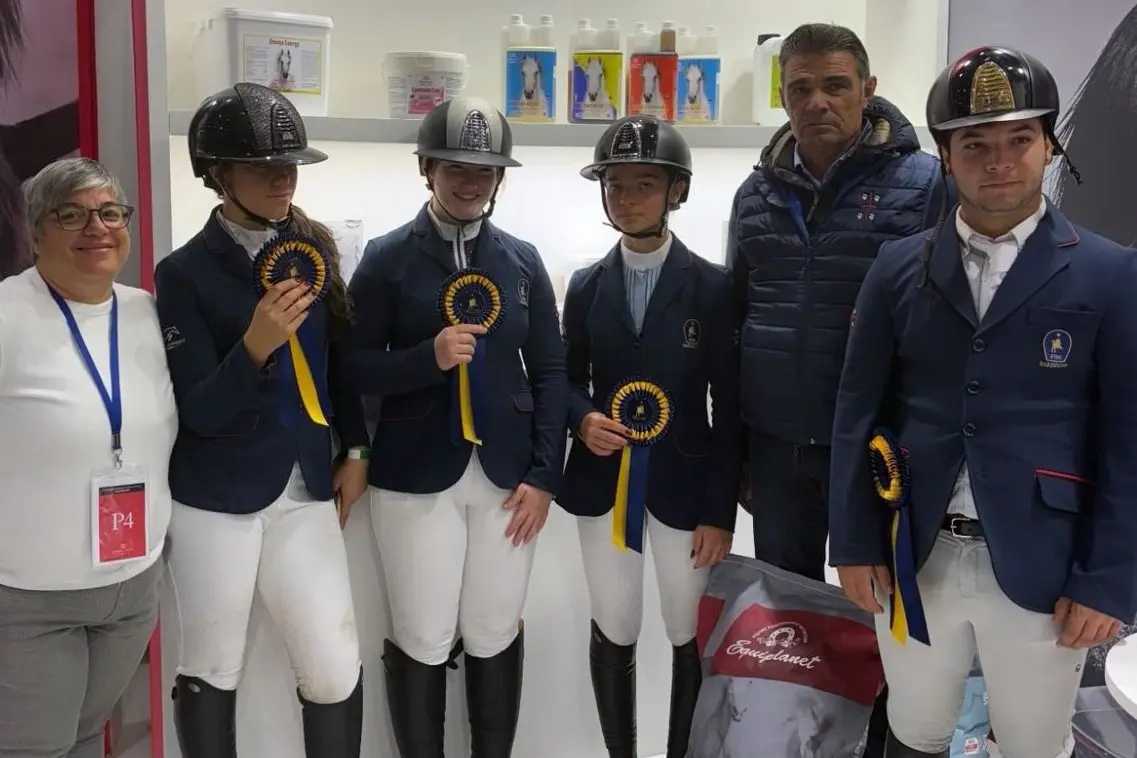 Foto di gruppo dell’Under 21 sarda al Gran Premio delle Regioni