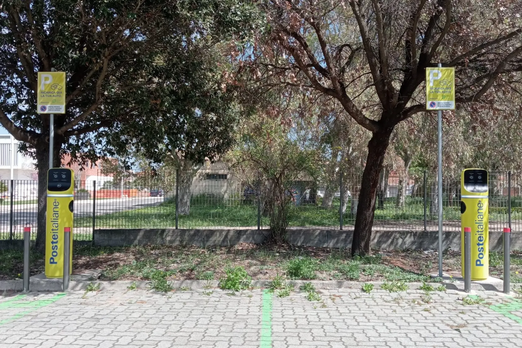 Colonnine di ricarica installate a Santa Giusta