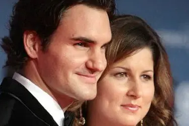 Roger Federer e Mirka Vavrinec (foto: Internet)