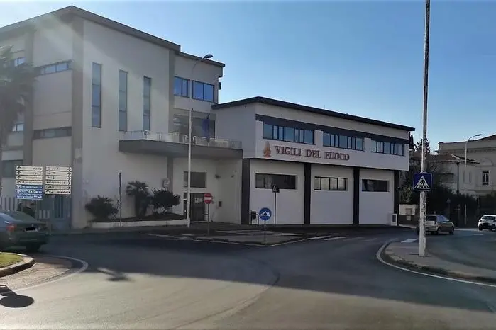 La Caserma dei Vigili del Fuoco del Comando provinciale di Sassari (foto G. Marras)