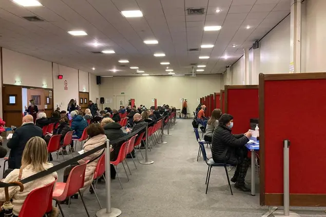 Vaccinazioni a Cagliari (Archivio L'Unione Sarda)