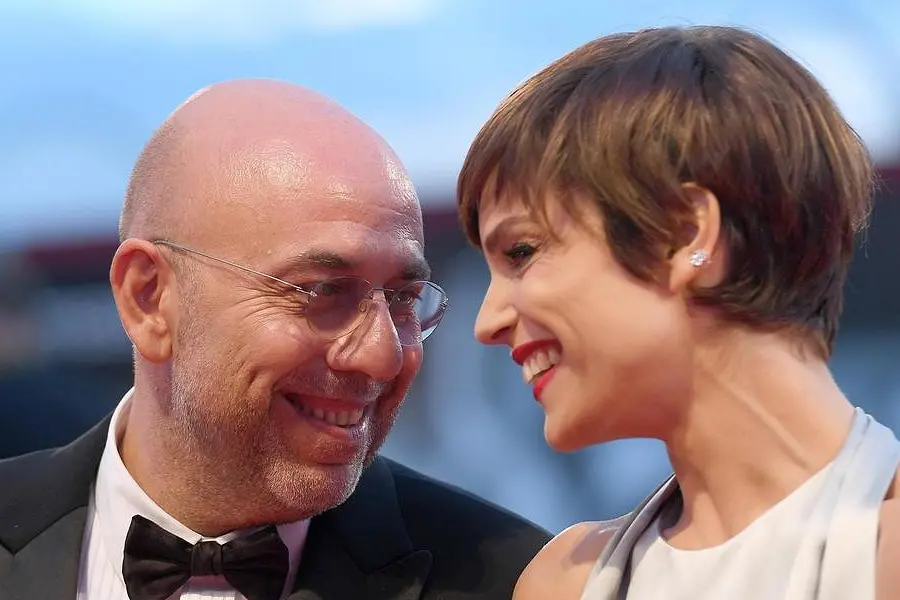 Paolo Virzì e Micaela Ramazzotti ai tempi del loro amore (Ansa)