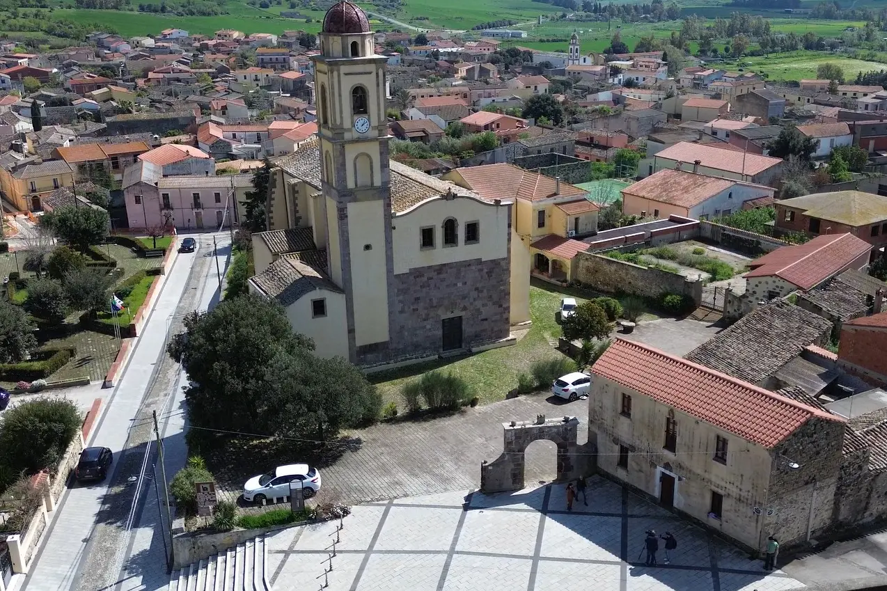 Una panoramica di Tuili