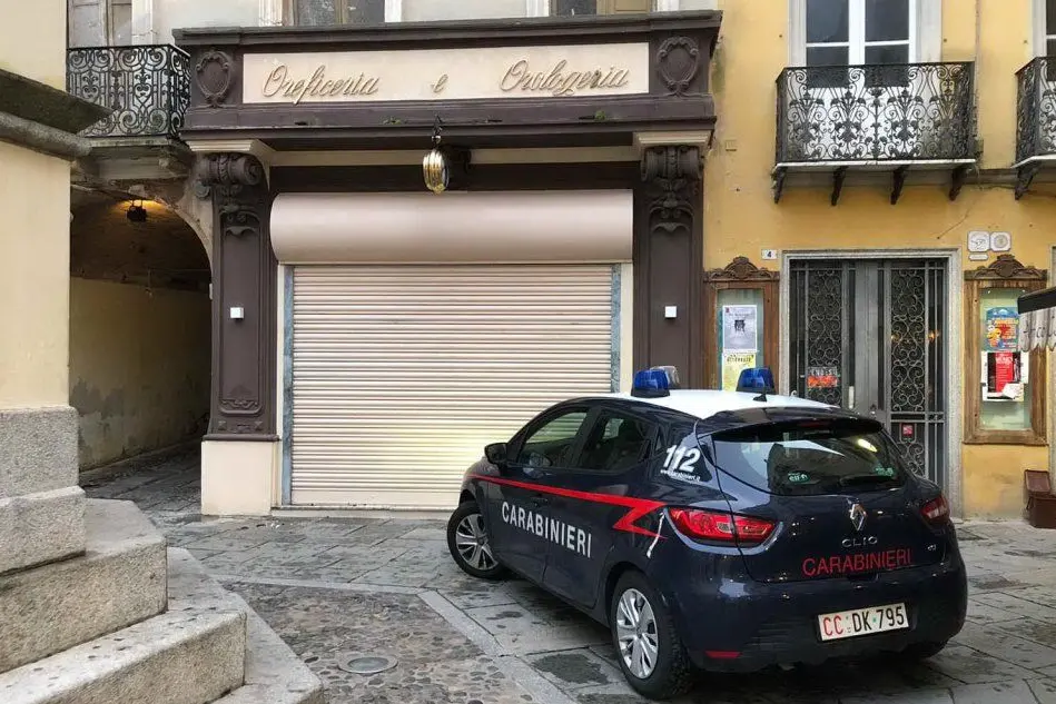 La gioilleria (Foto Carabinieri)