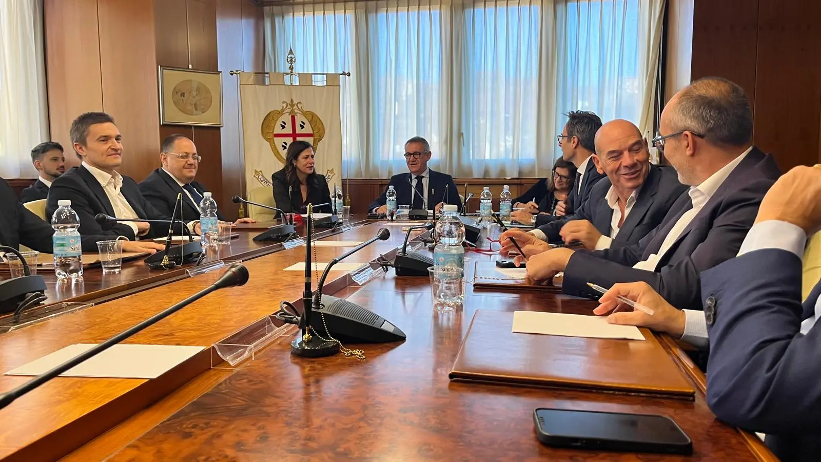 La commissione speciale (foto Murgia)