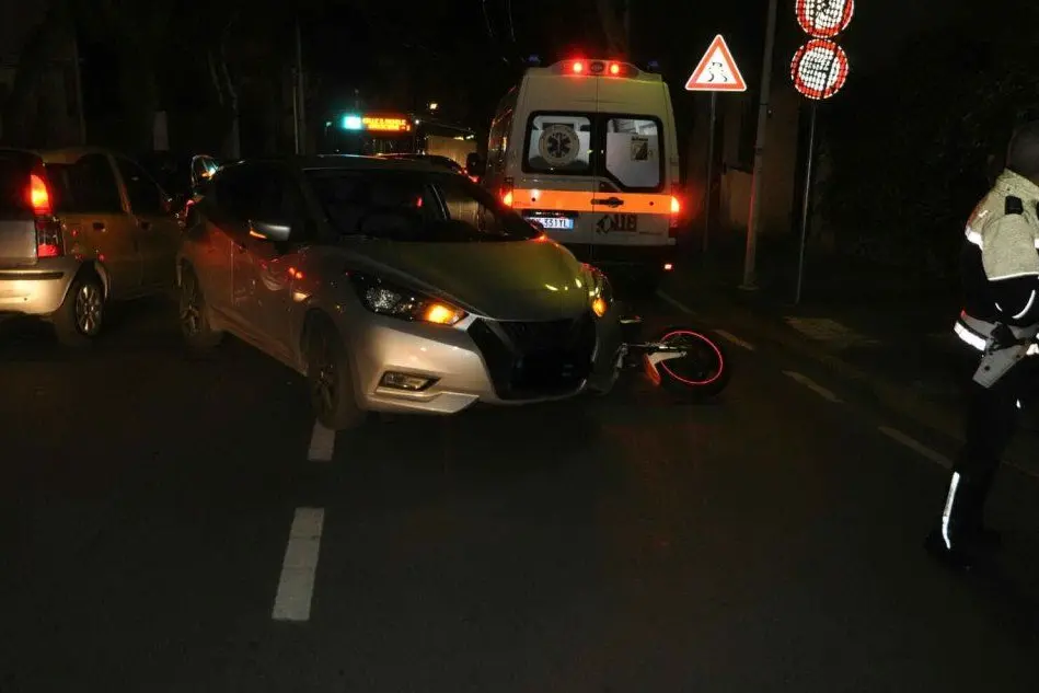 I rilievi dopo l'incidente