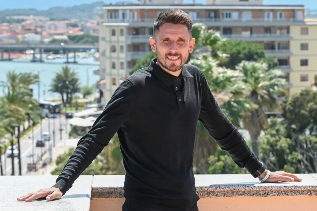 Il nuovo allenatore dell'Olbia Leandro Greco (foto Olbia Calcio)