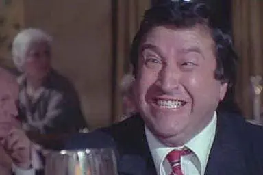 Luigi Origene Soffrano, alias Jimmy il fenomeno, in un film alla fine degli anni '70