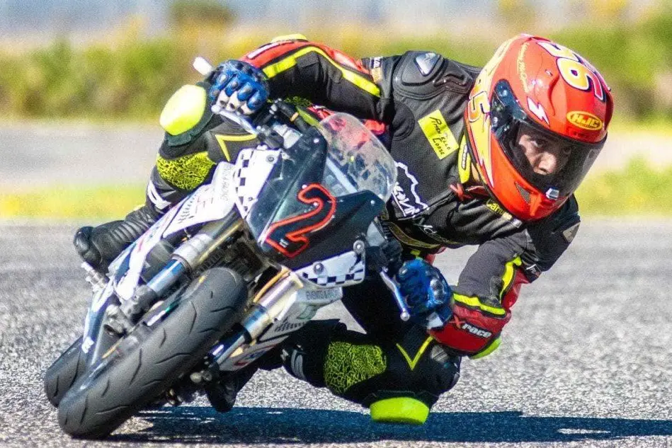 Giuliano Pillolla in gara a Latina (foto concessa)