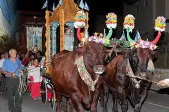 La processione di Santa Maria a Villamar