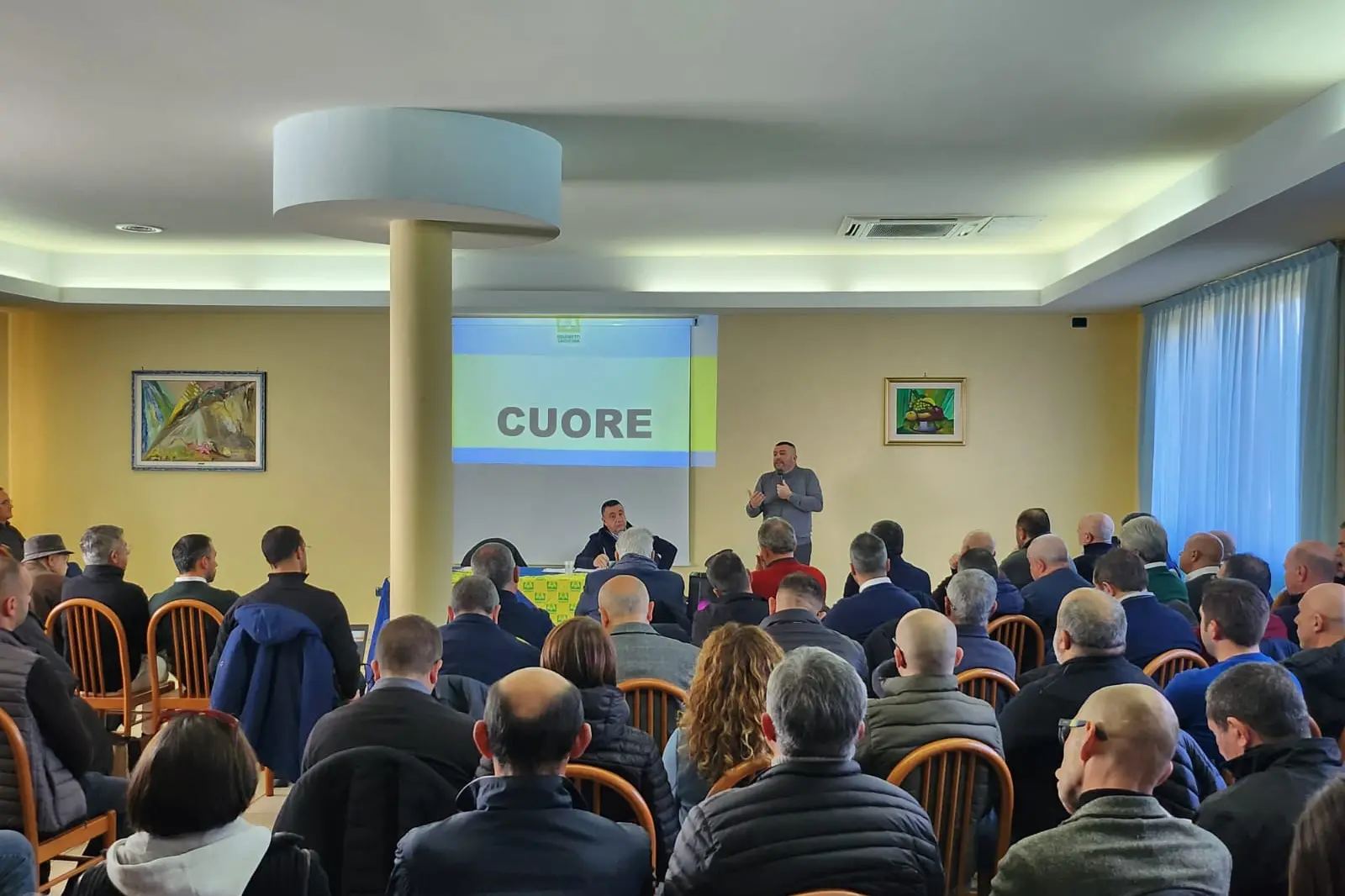 L'incontro organizzato a Borore da Coldiretti (foto Oggianu)