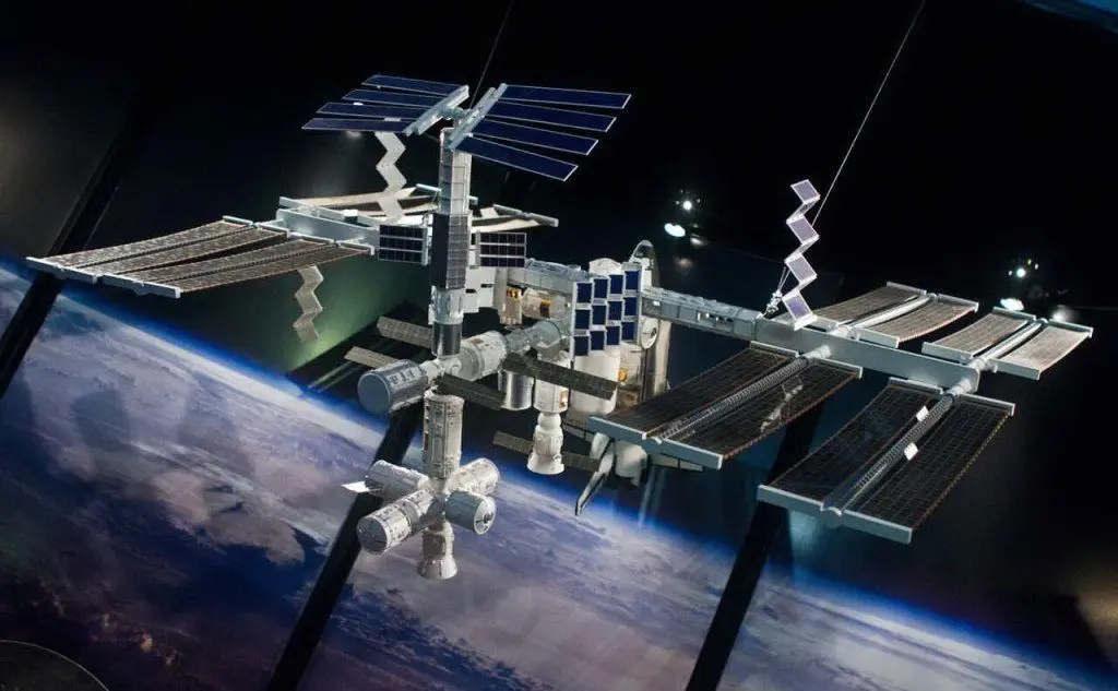 La stazione spaziale internazionale (ISS)\r - Photo courtesy of John Nurminen Events\r B.V.