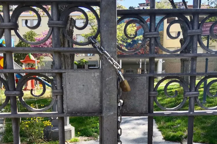 Parco delle rose bianche a Ozieri (foto concessa)