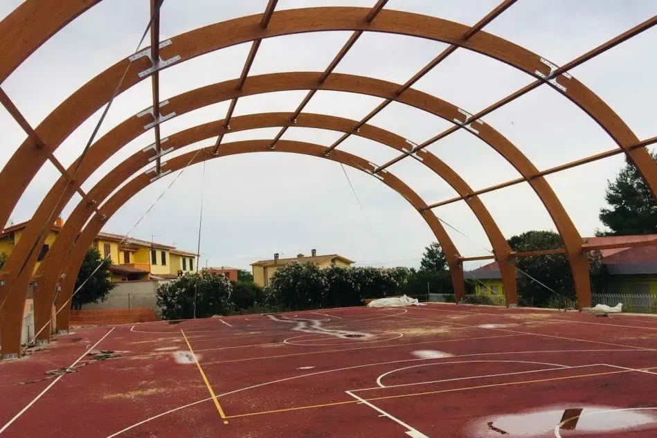 I lavori sul campo di Corti Piscedda