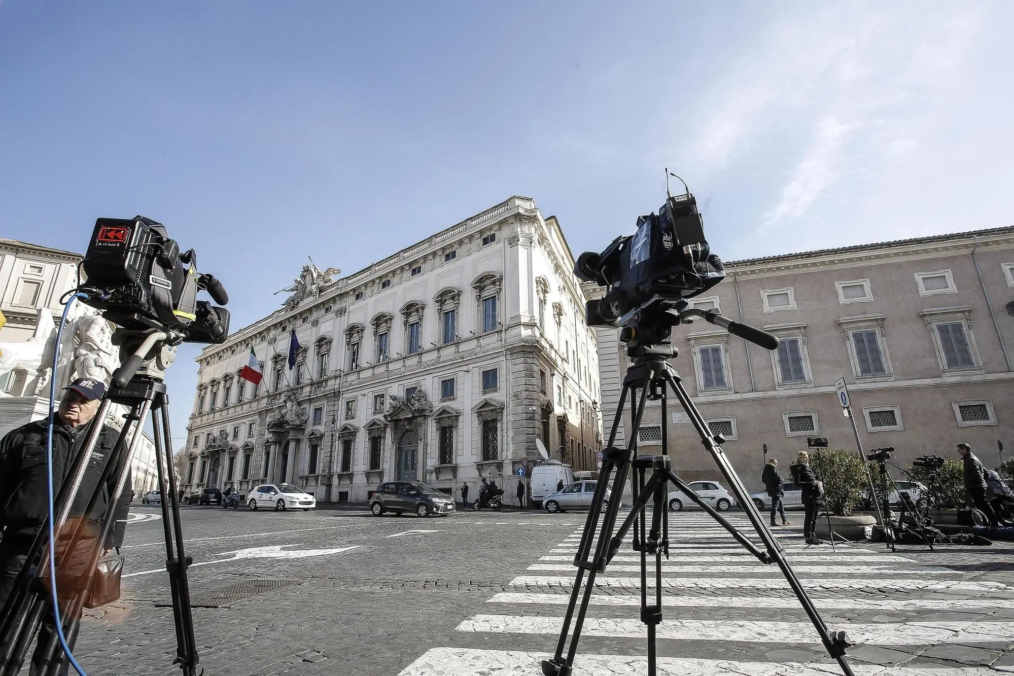Il Palazzo della Consulta a Roma (Archivio/Ansa Lami)