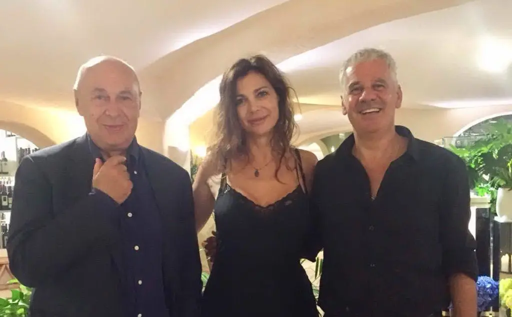 Nella foto Paolo Mieli, Katia Noventa e don Raimondo Satta
