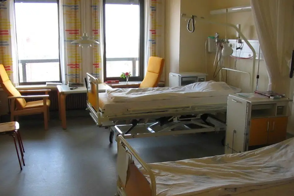Una stanza d'ospedale