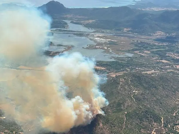 Incendio a Muravera