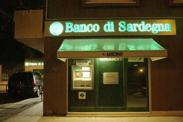 Una filiale del Banco di Sardegna (archivio L'Unione Sarda - foto Calvi)