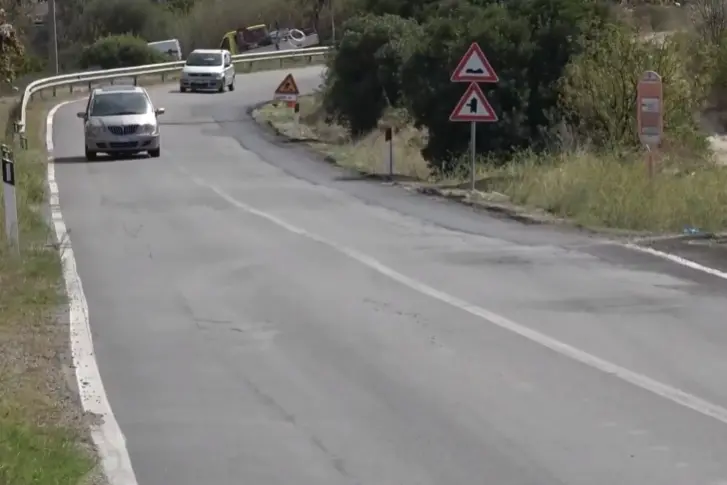 Il tratto di via S’Ecca S’Arrideli