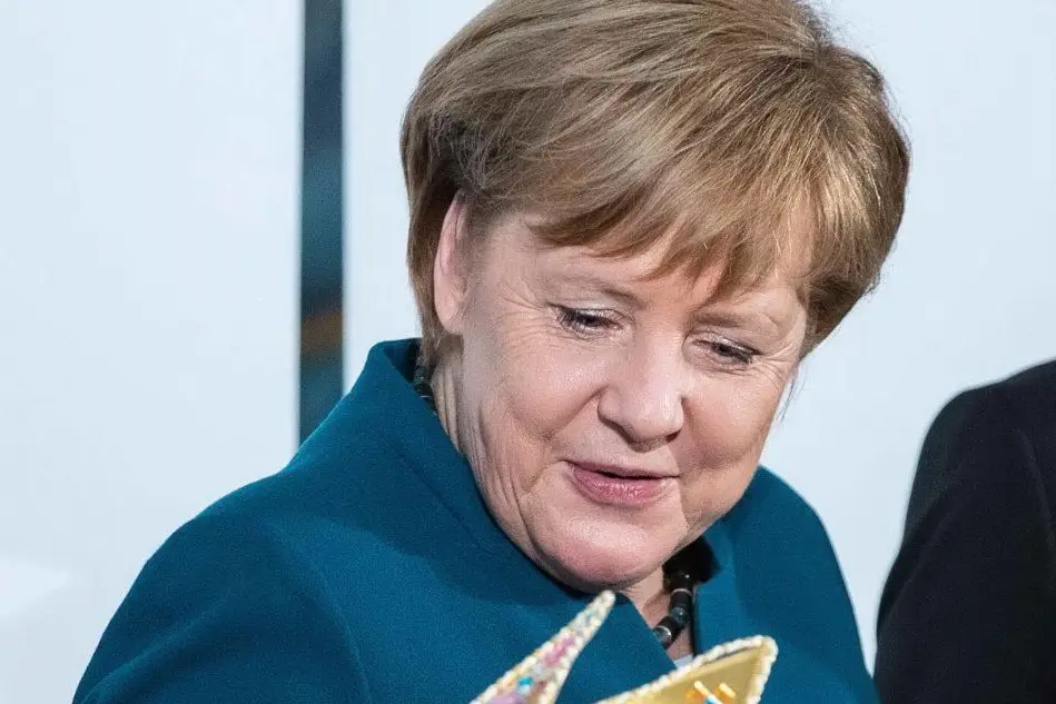 Angela Merkel, tra le vittime dell'attacco hacker (Ansa/Epa)