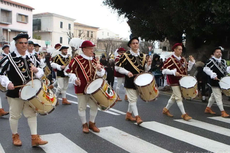 I tamburi della tradizione a Oristano (foto Valeria Pinna)
