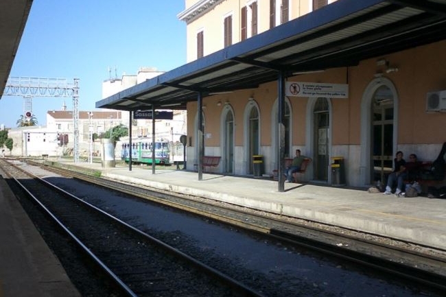 La stazione di Sassari (L'Unione Sarda - Pala)