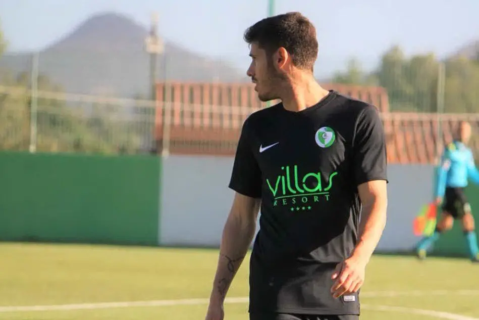 Antonio Mesina, in gol col Castiadas