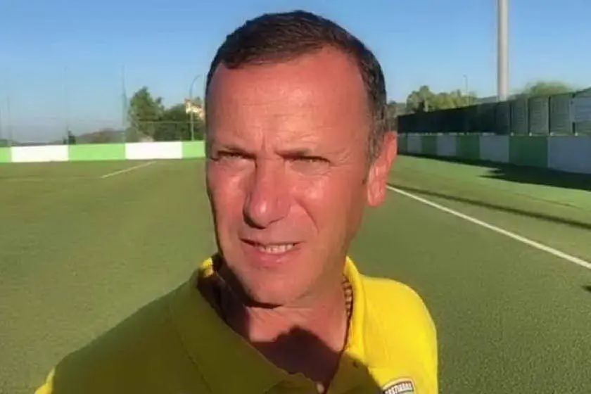 Massimiliano Paba, allenatore dell'Atletico Uri (foto L'Unione Sarda\u00A0- Andrea Serreli)