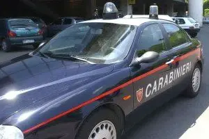 Un'auto dei carabinieri