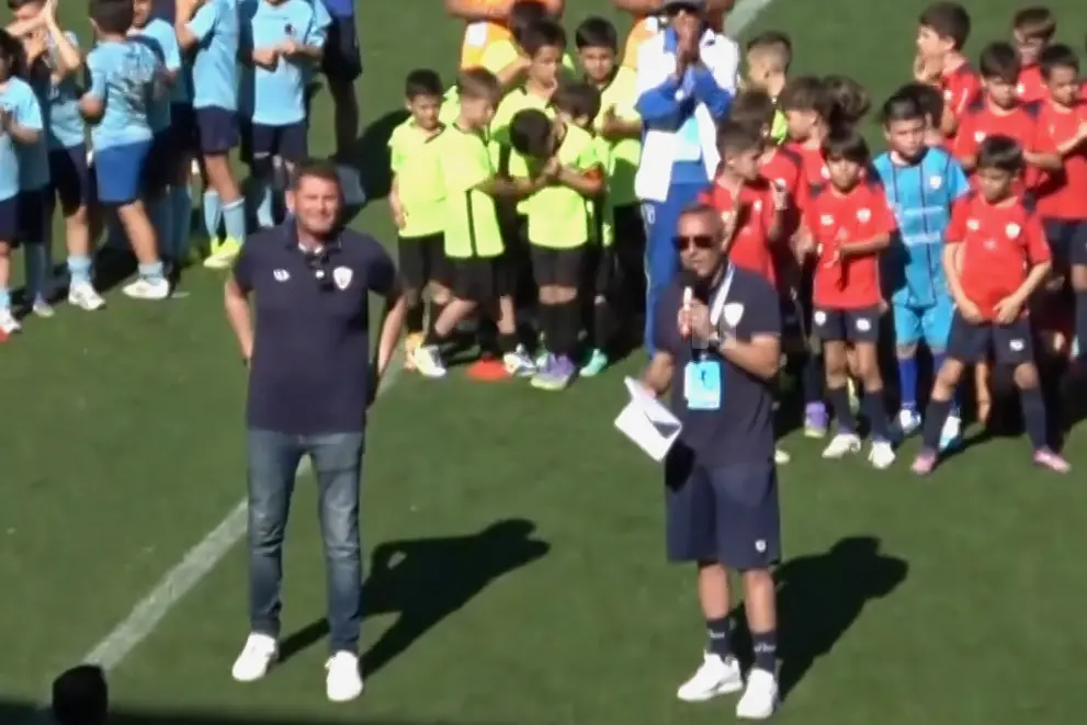 Scuola Calcio “Gigi Riva”, festeggiati alla Domus cinquant’anni di calcio e valori