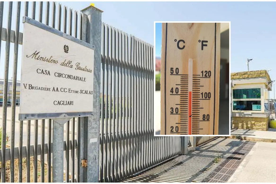 Il carcere di Uta e l'immagine del termometro diffusa dalla Garante
