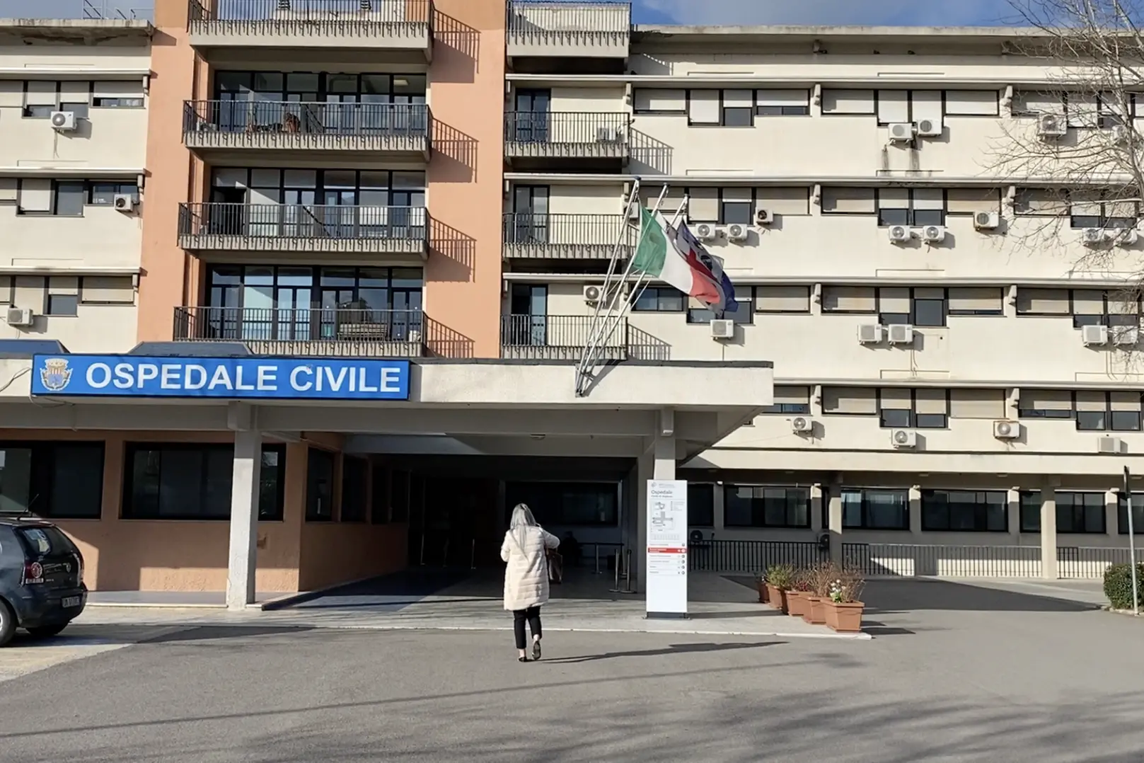 L'Ospedale Civile di Alghero (foto Fiori)