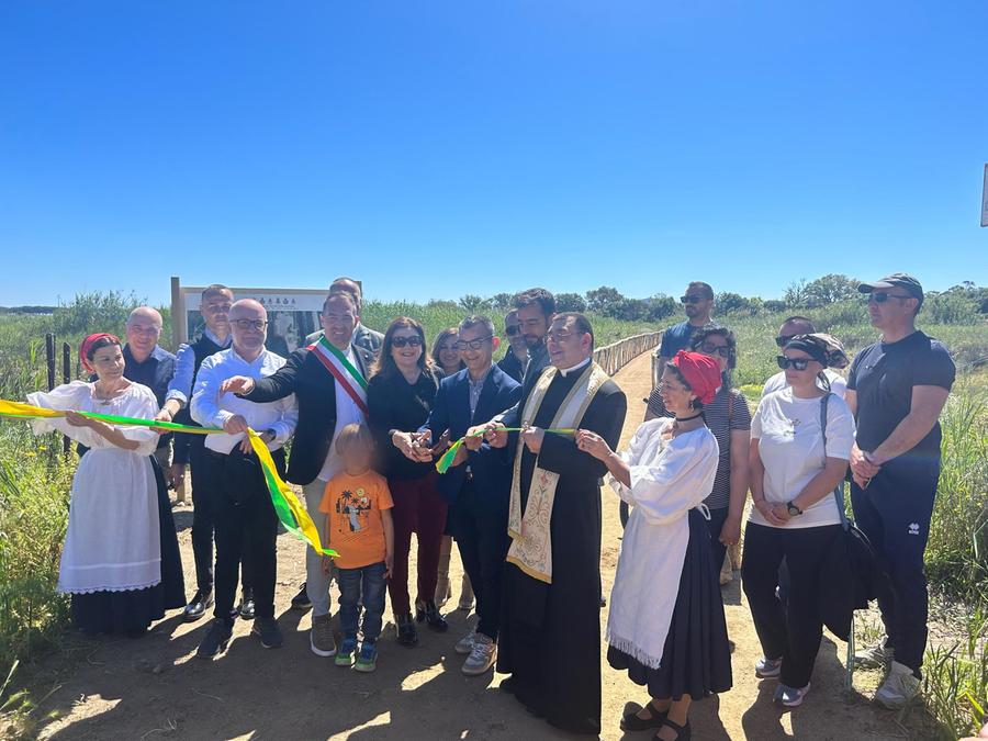 Da stradello per le mucche a sentiero naturalistico: l’inaugurazione a Girasole